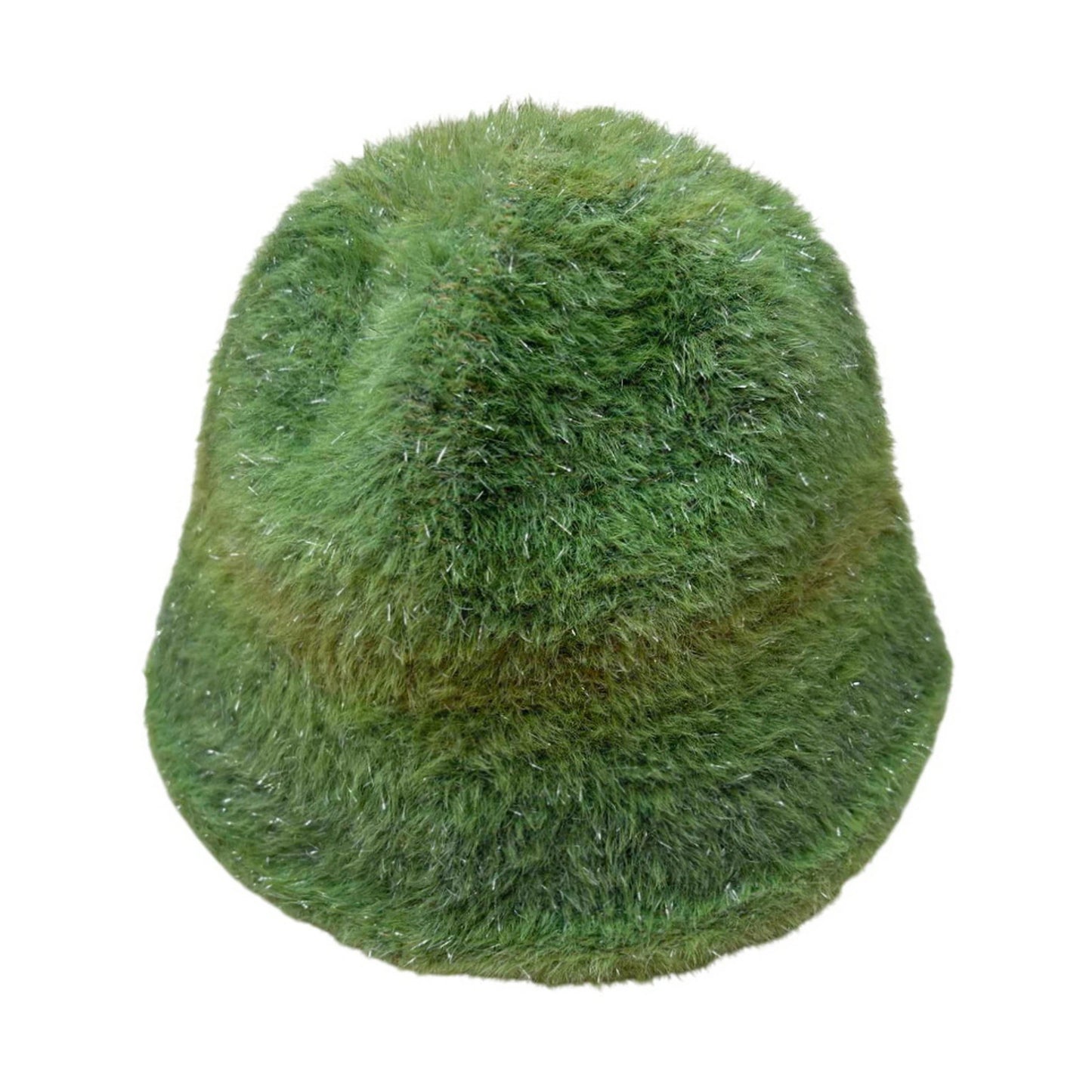Fashion Hat | Shaggy Mohair Bucket Hat – Forest Green