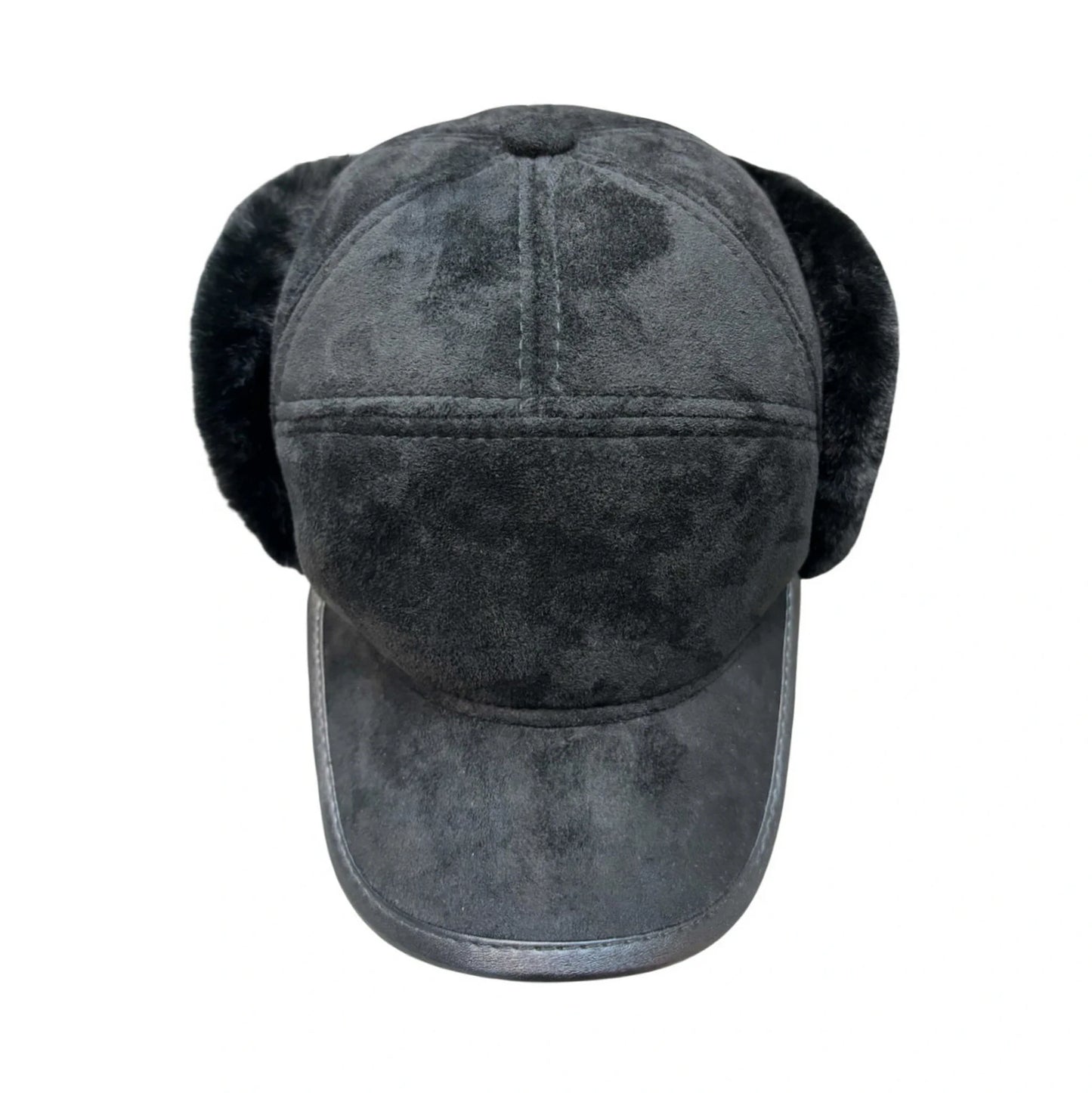 Fashion Hat | Fleece-Lined Ear Flaps – Black