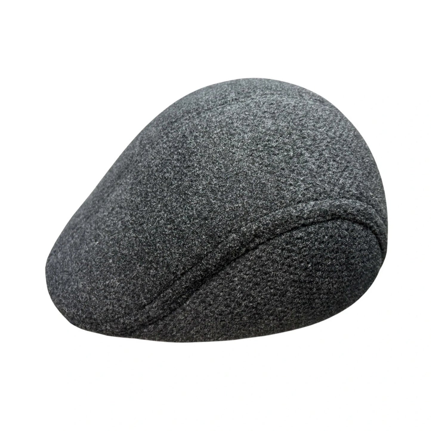 Flat Cap | Seamless Curved Silhouette – Grey