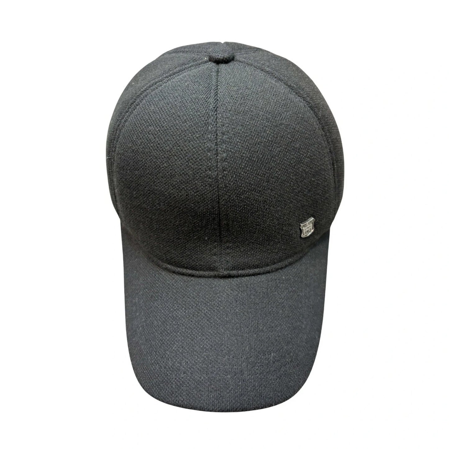 Baseball Cap | Clean Structured Panel – Black