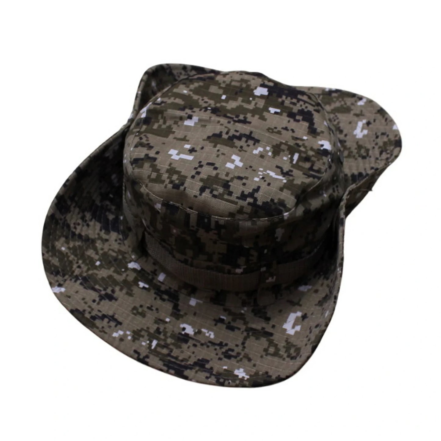 Camo Hat | Convertible Wide-Brim Desert Digital Camouflage – Khaki