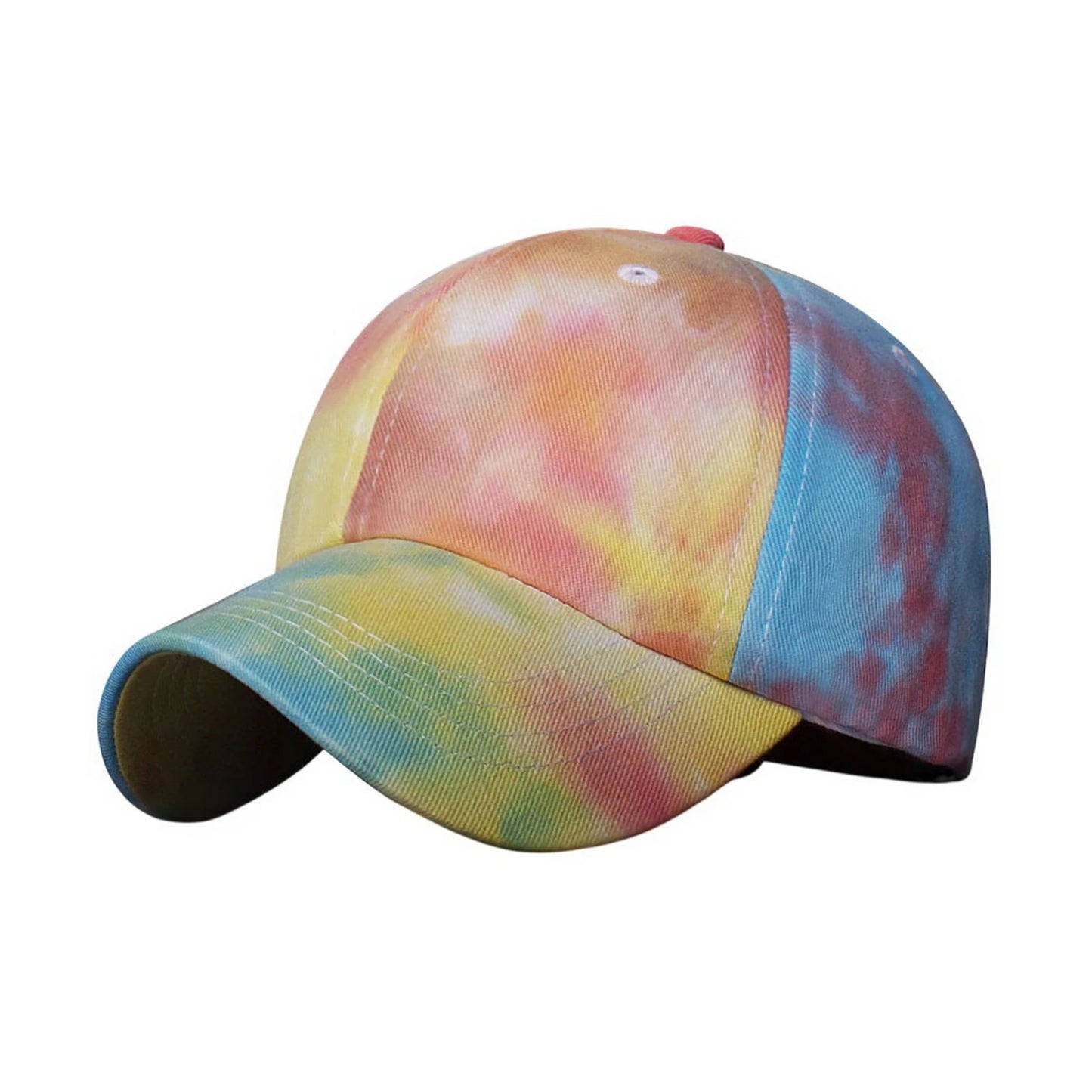 Patterned Baseball Cap | Tie Dye Style - Multicolour
