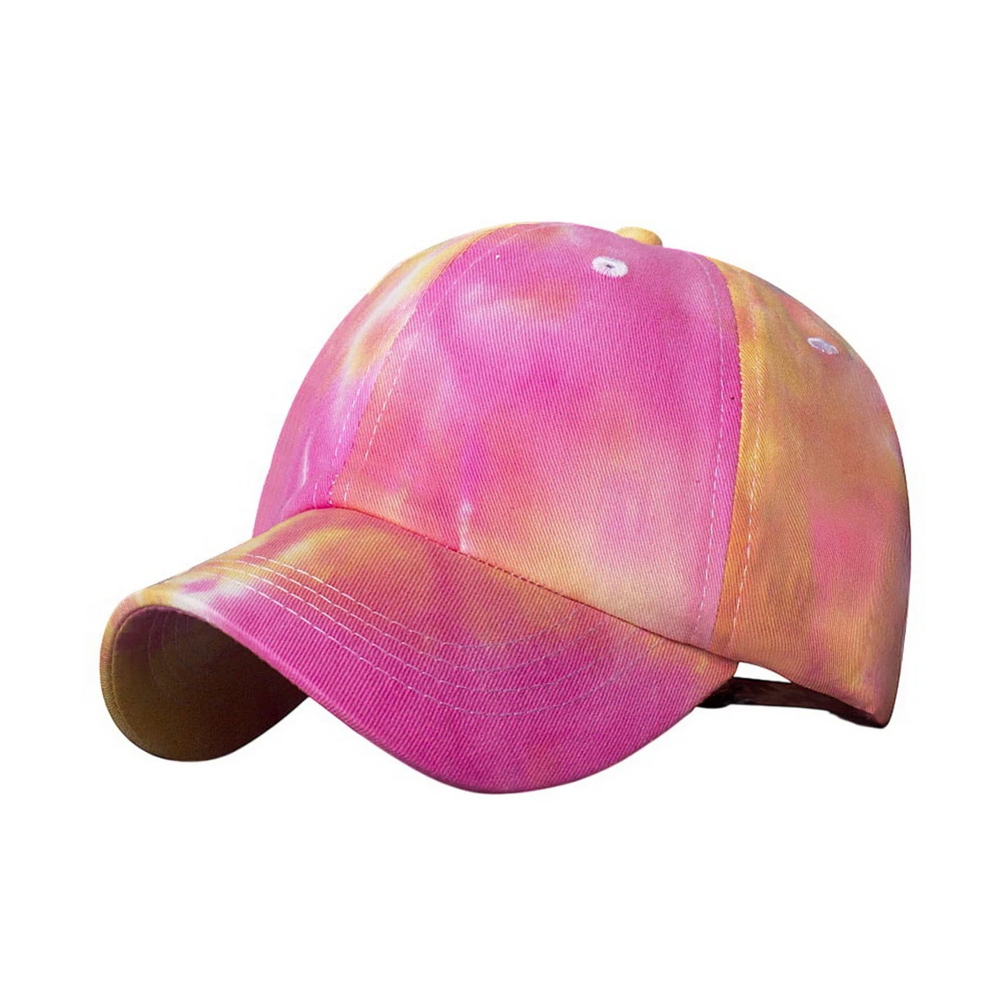 Patterned Baseball Cap | Tie Dye Style - Pink