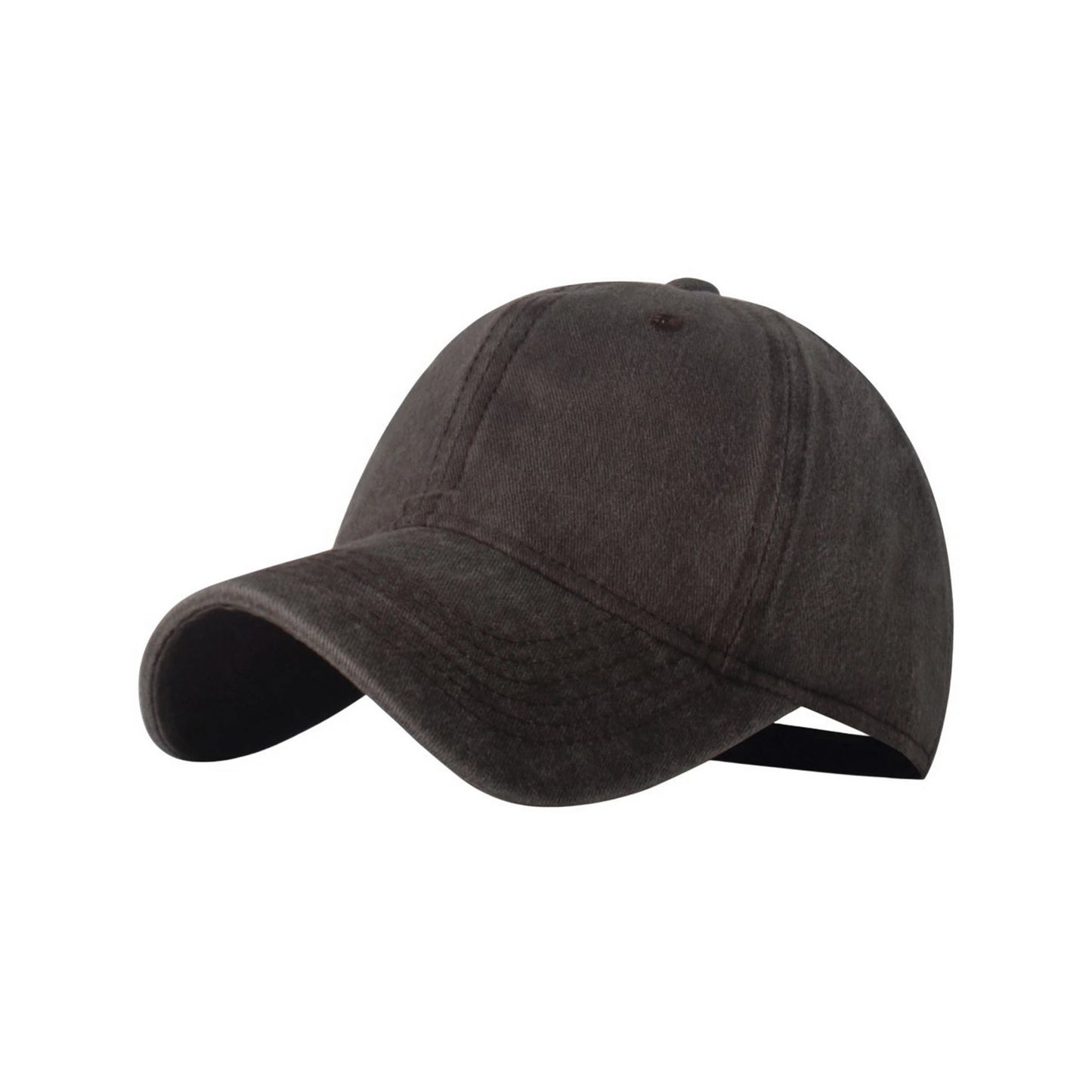 Plain Cotton Baseball Cap | Vintage Washed Cotton – Washed Charcoal