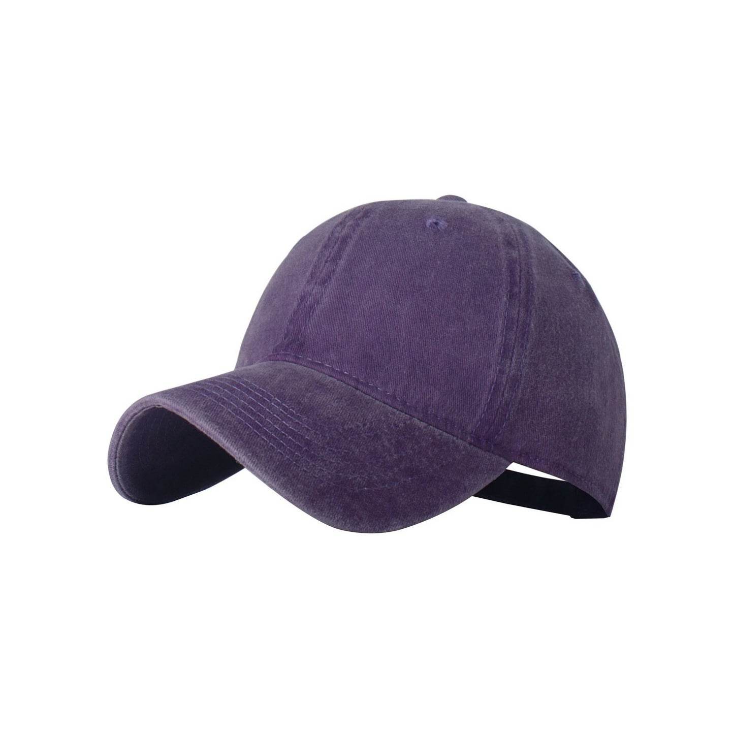 Plain Cotton Baseball Cap | Vintage Washed Cotton – Washed Purple
