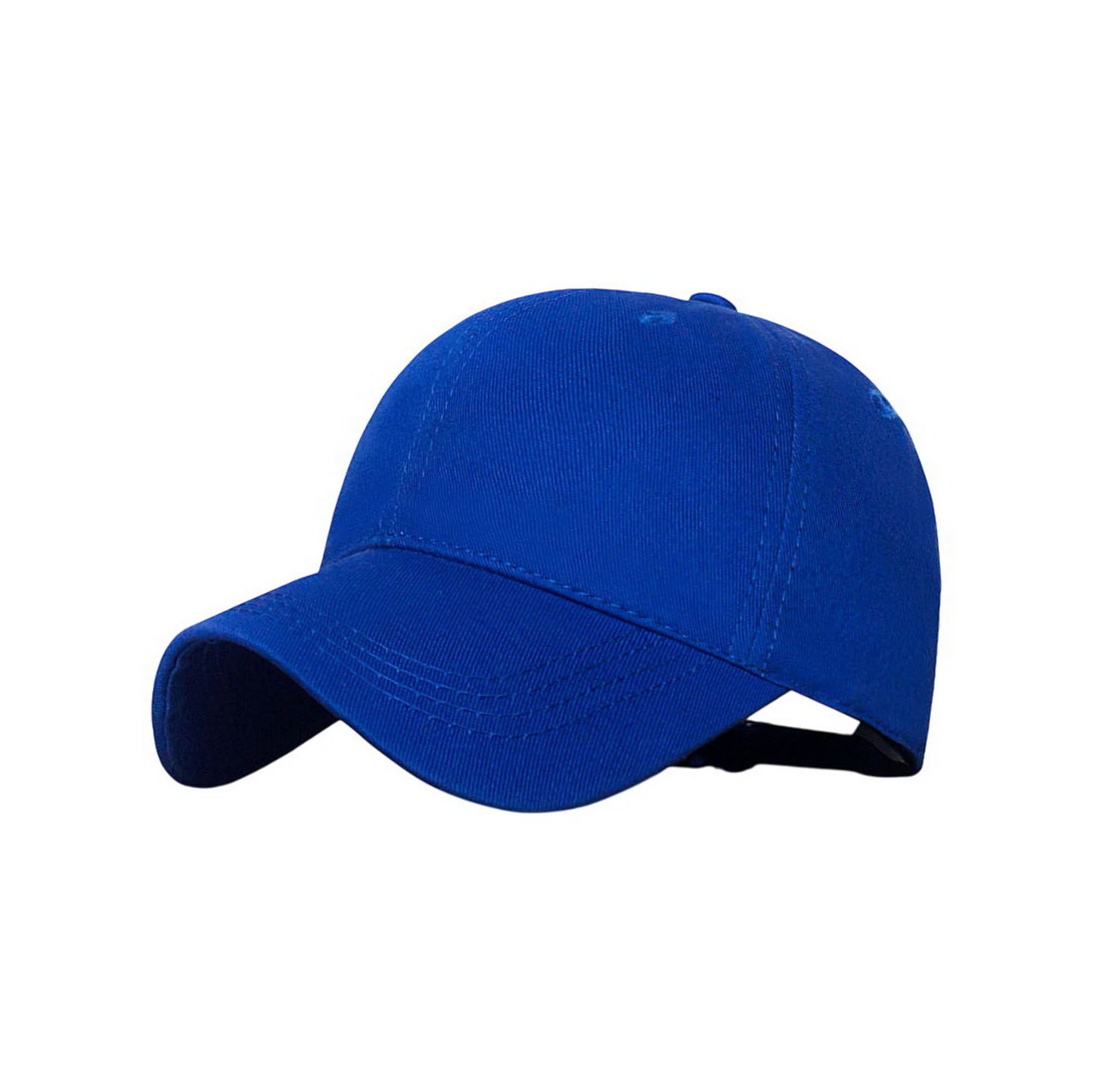 Plain Cotton Baseball Cap | Classic Cotton Basic – Royal Blue