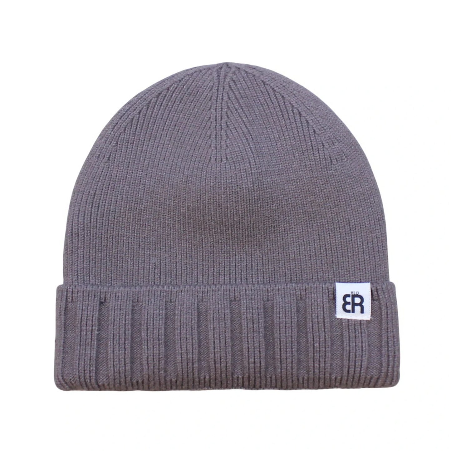 Ski Hat | Classic Ribbed Knit Cuffed Style – Khaki