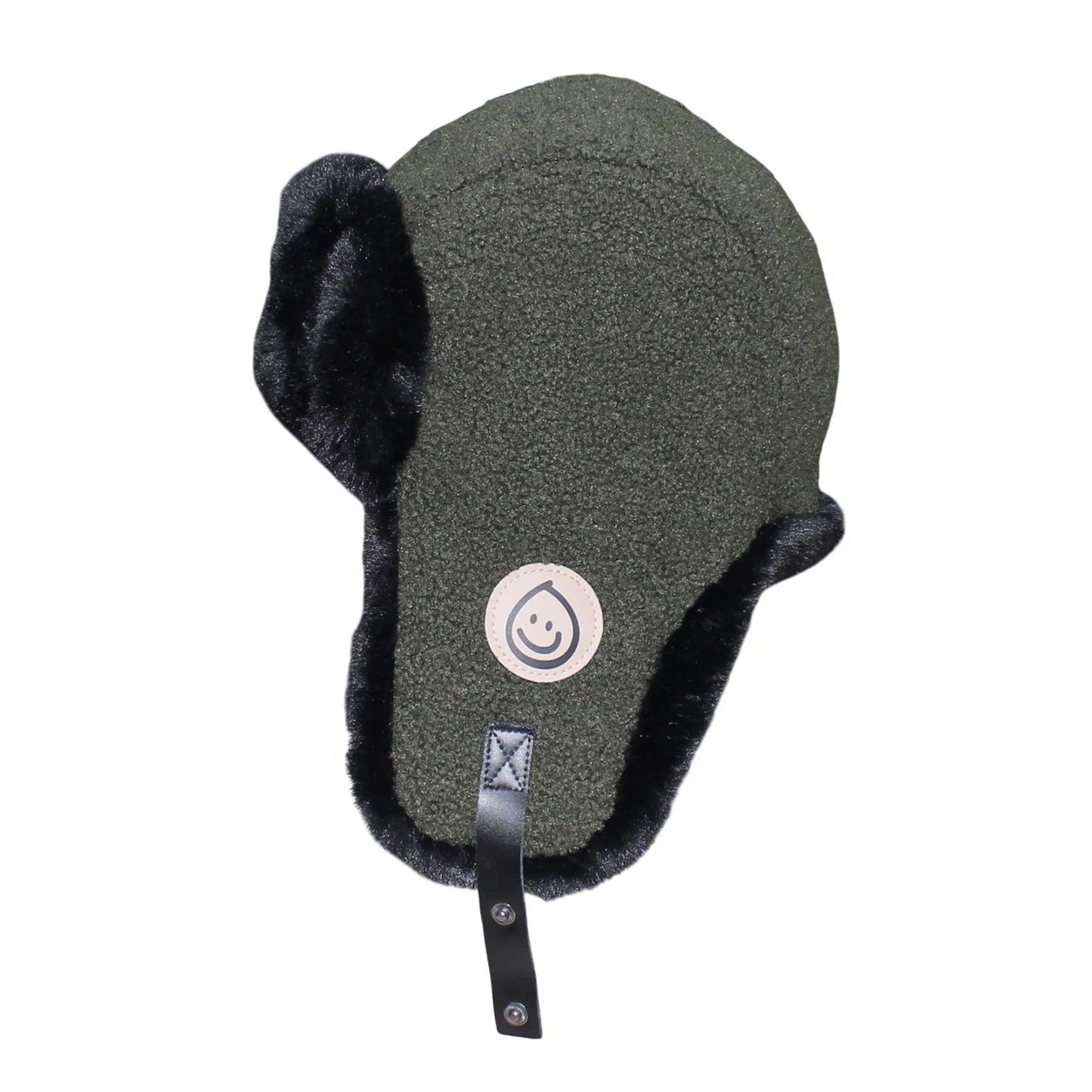 Trapper Hat | Faux Fur Ear Flap Winter Design – Olive Green