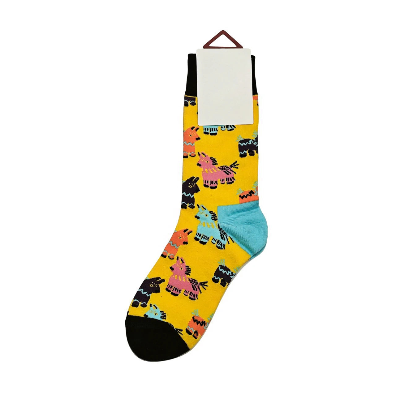 Ladies Socks | Piñata Pattern - Yellow