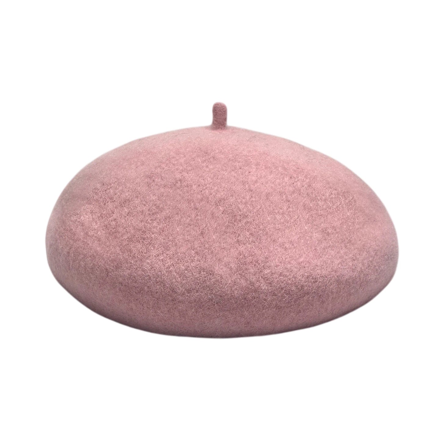 Fashion Hat | Classic Wool Blend Beret – pink