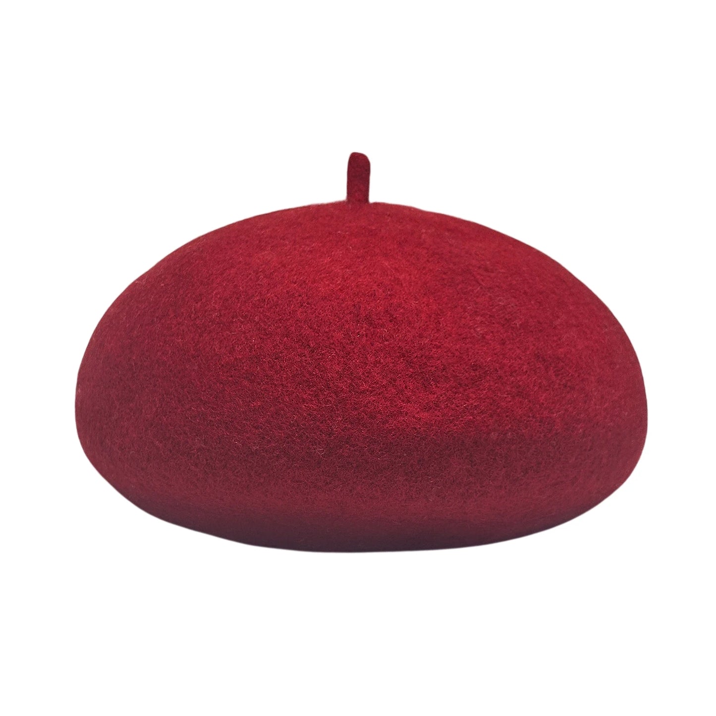 Fashion Hat | Classic Wool Blend Beret – Red