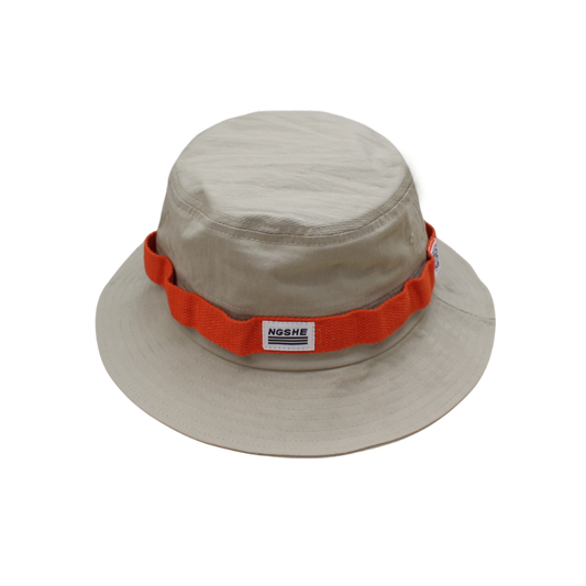 IGO2508301 "NGSHE" Ribbon Bucket Hat