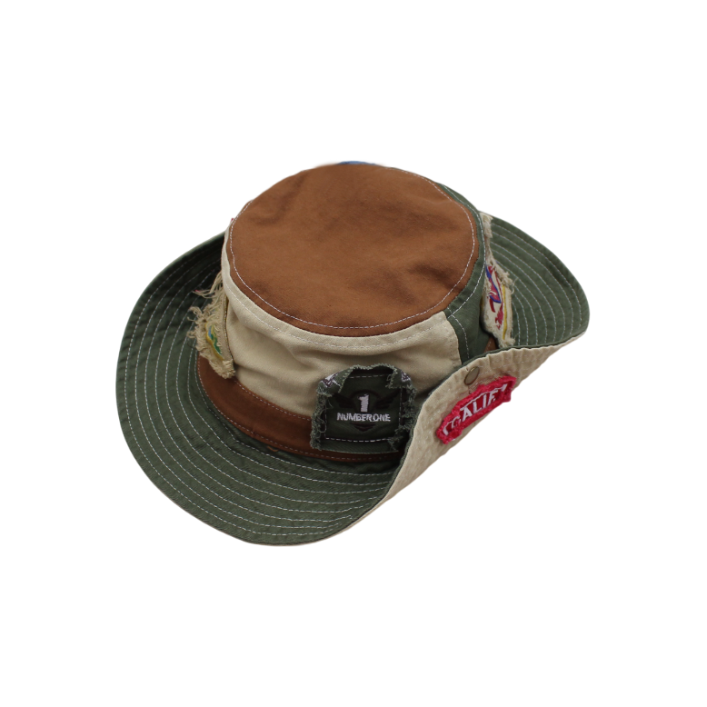 IGO2508305 Patch - Decorated Color - Block Bucket Hat