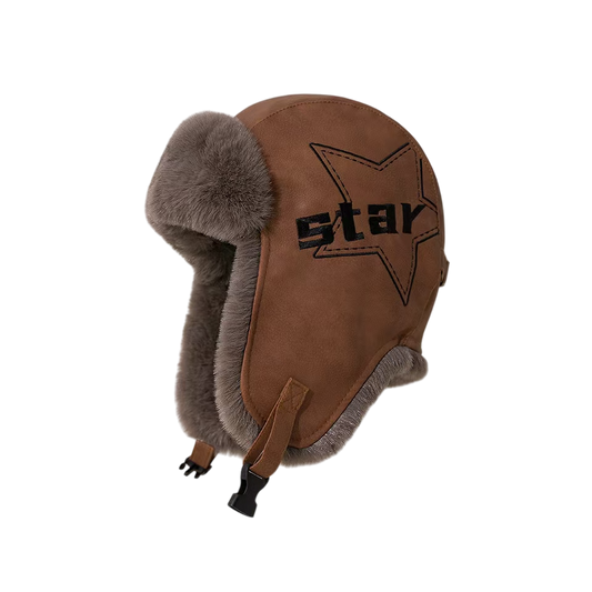 IGO2508308 "star" Embroidered Fleece Fashion Hat