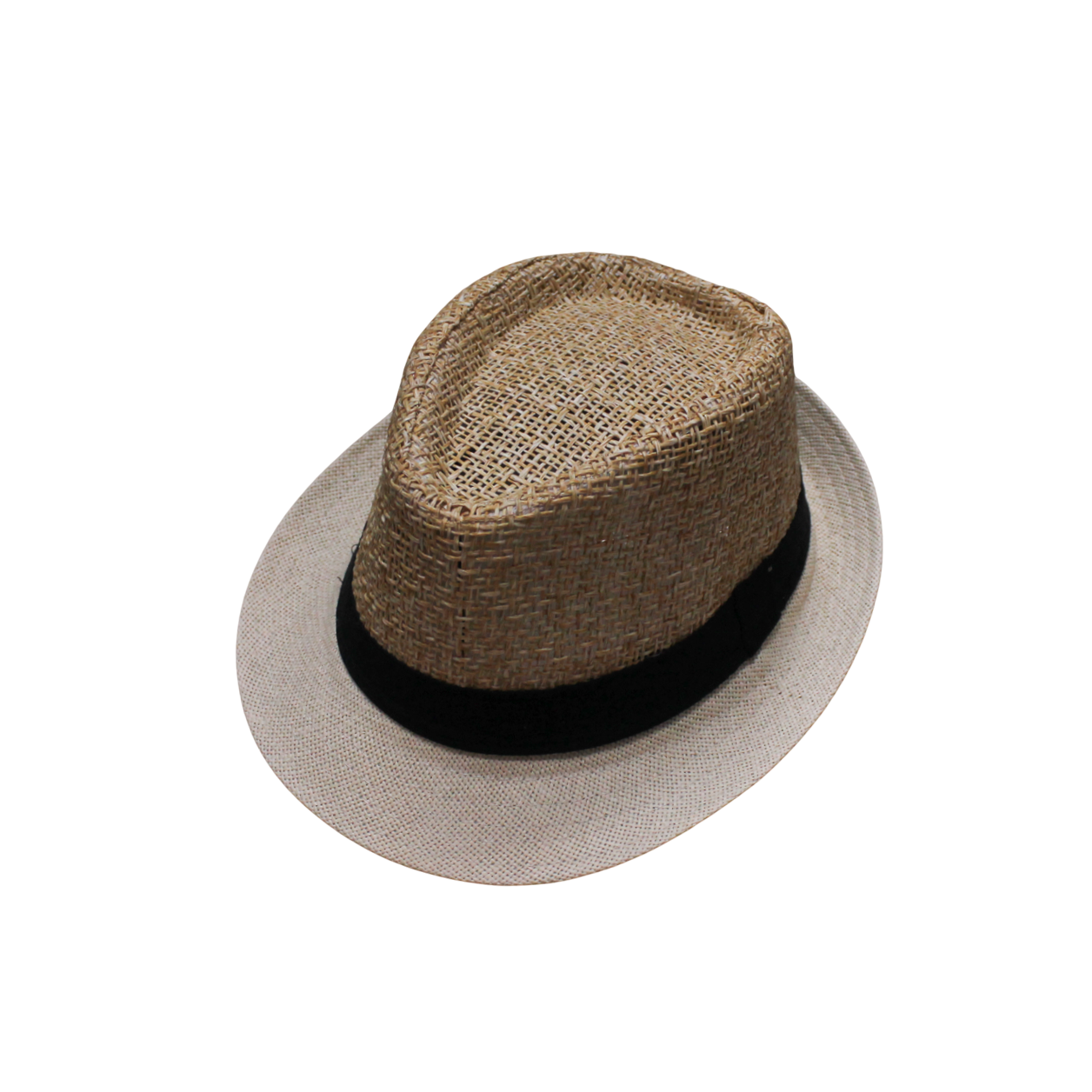 IGO2508321 Color - Block Black - Band Trilby Hat