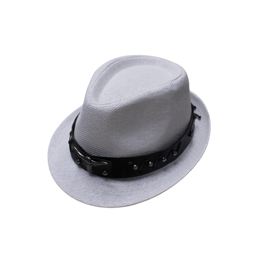 IGO2508322 Riveted Belt - Buckle Trilby Hat