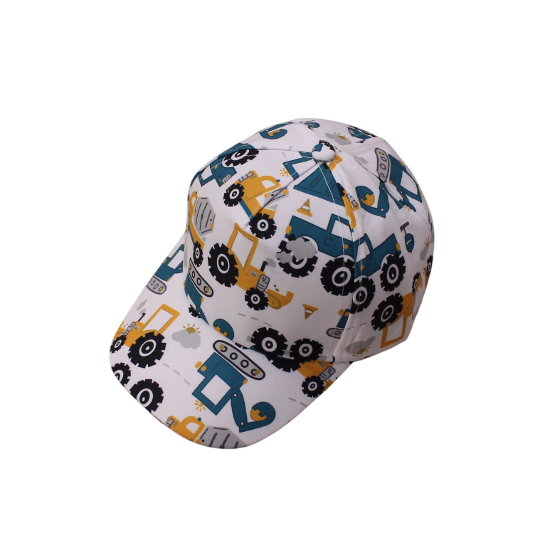 IGO2508324 Engineering Vehicle Printed Baseball Cap