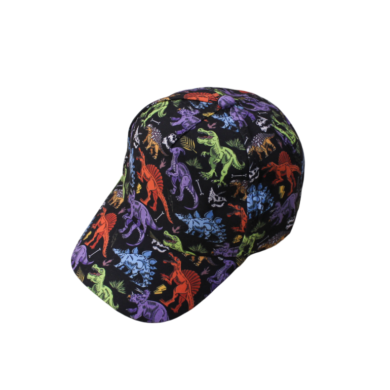 IGO2508327 Colorful Dinosaur Printed Baseball Cap