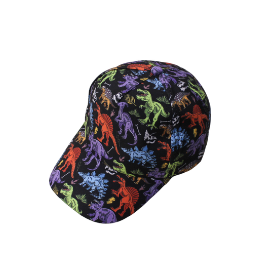 IGO2508327 Colorful Dinosaur Printed Baseball Cap