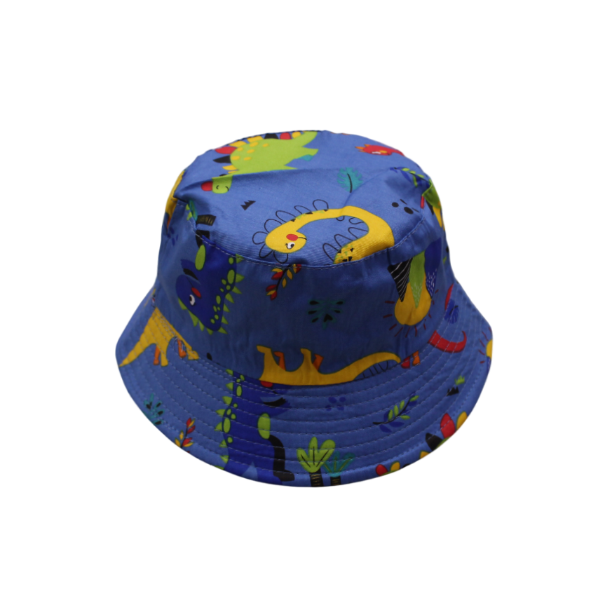 IGO2508335 Colorful Dinosaur Printed Bucket Hat