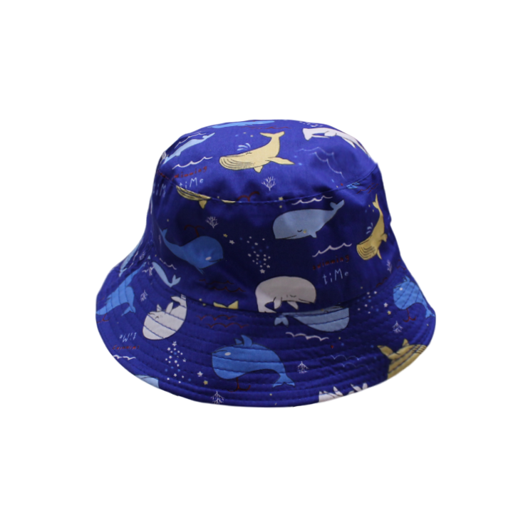 IGO2508336 Whale Printed Bucket Hat