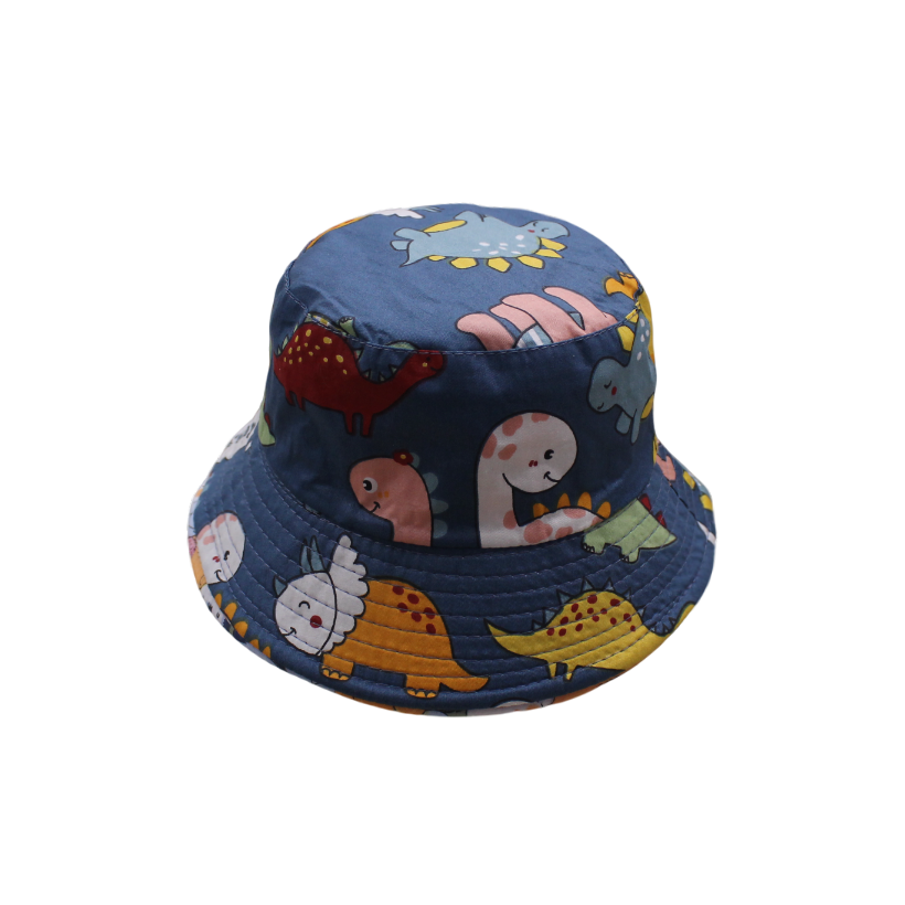IGO2508337 Cartoon Dinosaur Printed Bucket Hat
