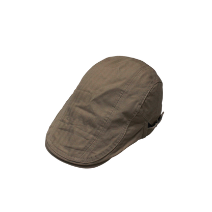 IGO2508342 Solid Color Dark Brown Flat Cap