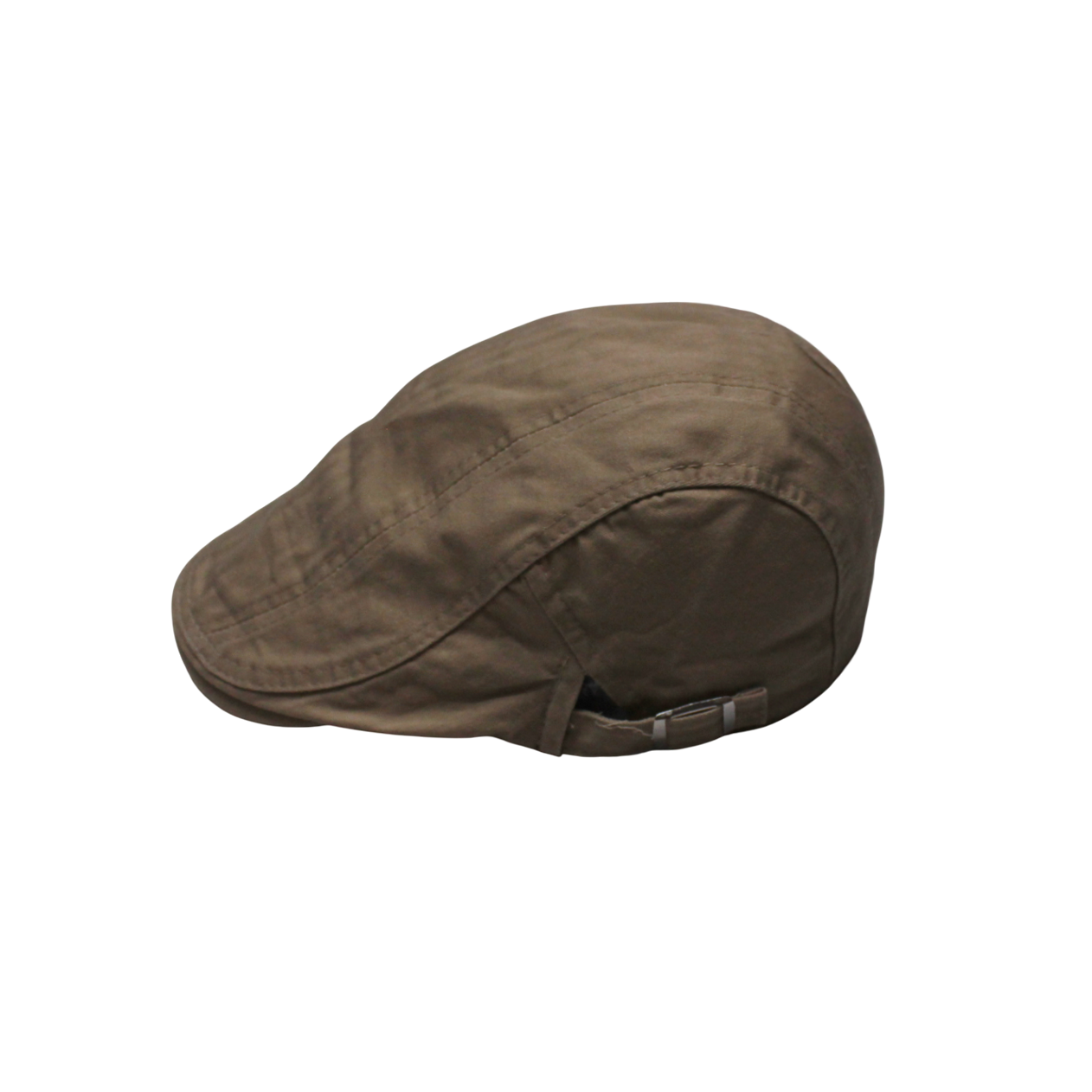 IGO2508342 Solid Color Dark Brown Flat Cap