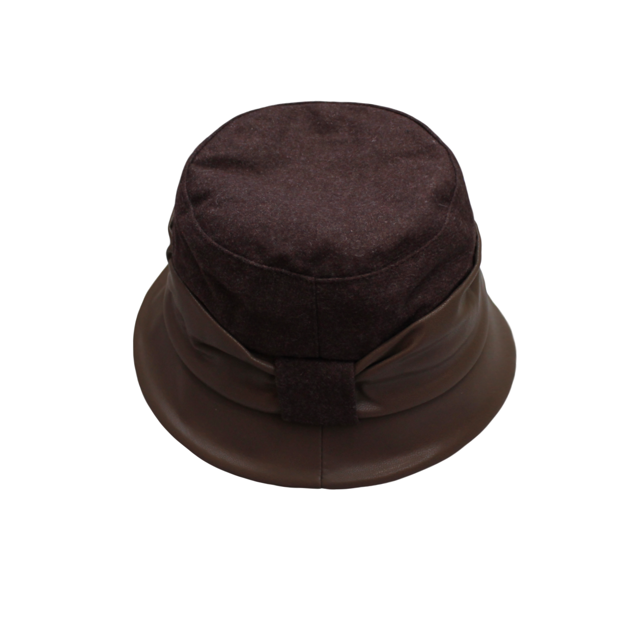 IGO2508246 Leather - Paneled Bow Fashion Hat