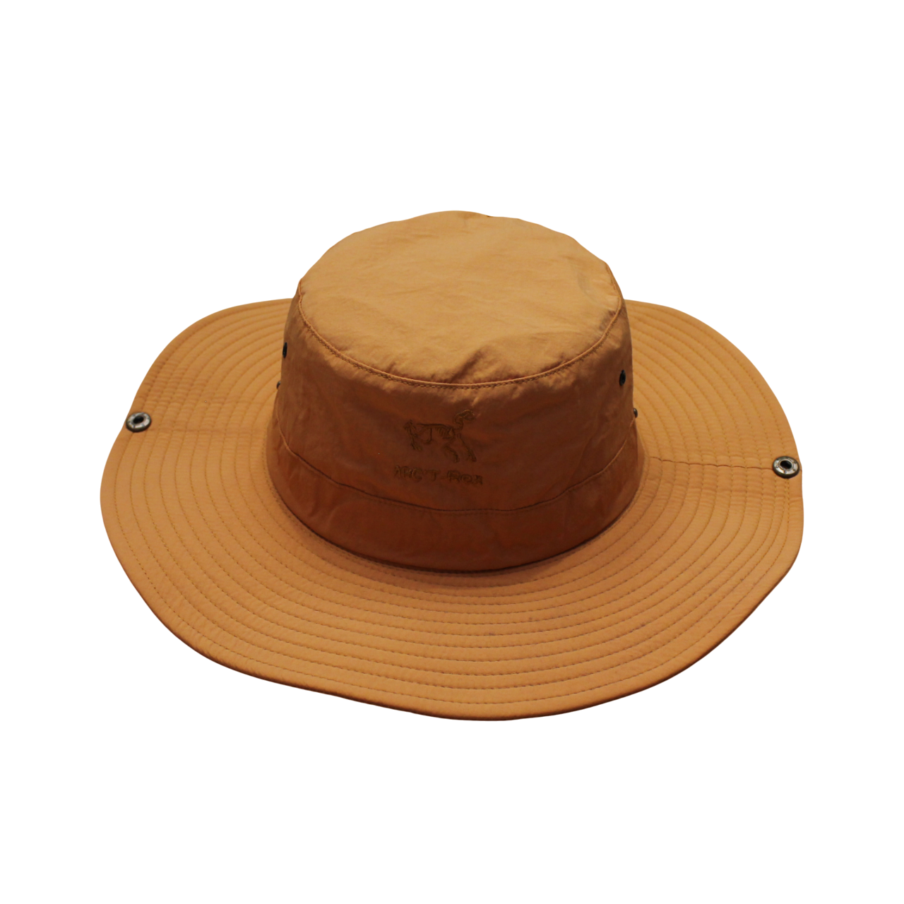 IGO2508373 Animal Embroidered Brown Bucket Hat