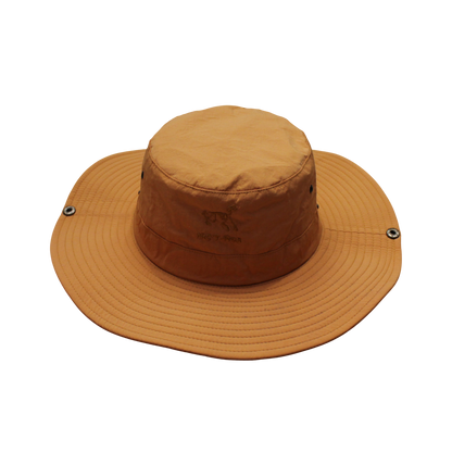 IGO2508373 Animal Embroidered Brown Bucket Hat