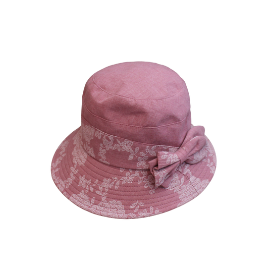 IGO2508260 Lace - Printed Bow Fashion Hat