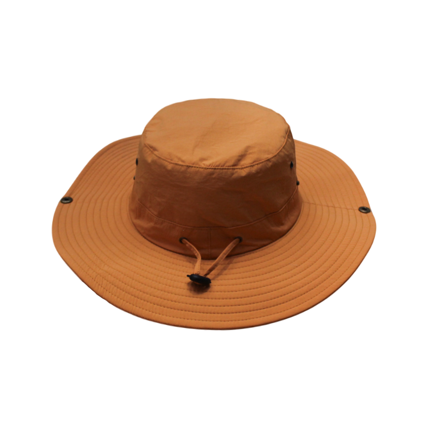 IGO2508373 Animal Embroidered Brown Bucket Hat