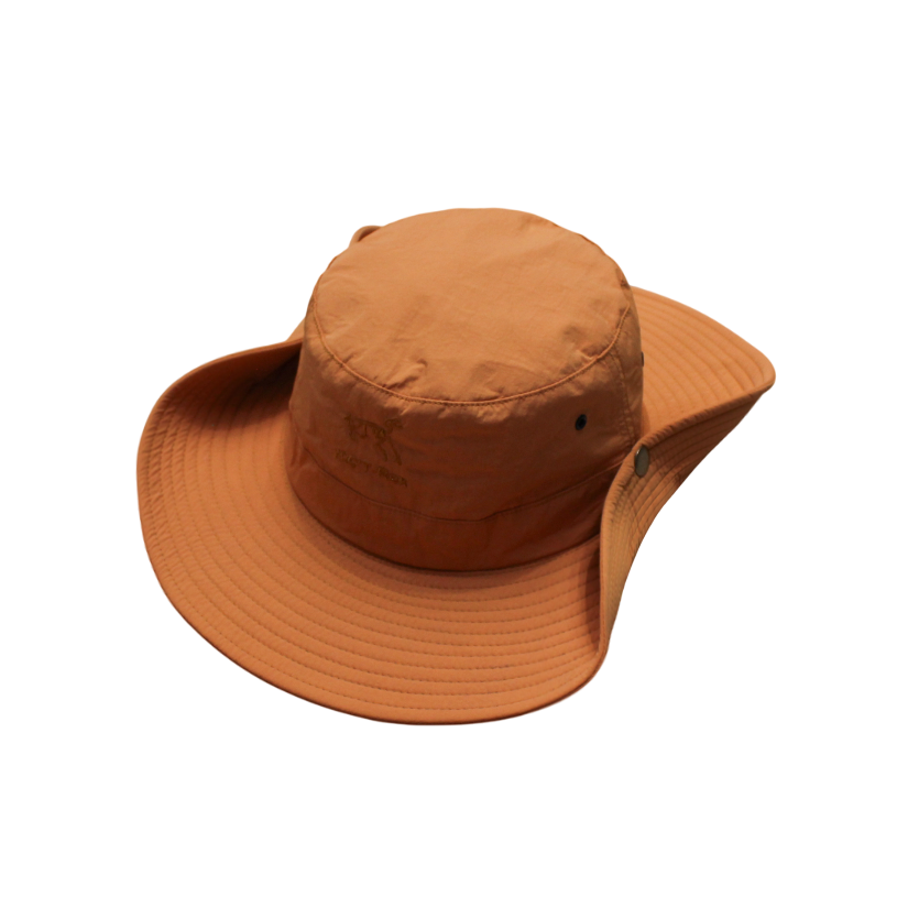 IGO2508373 Animal Embroidered Brown Bucket Hat