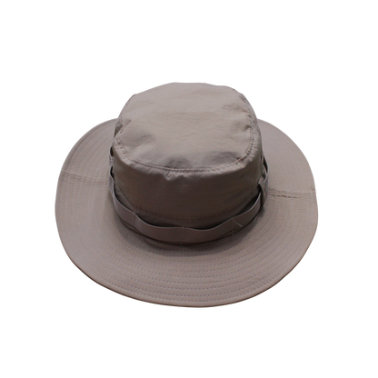 IGO2508374 Webbing - Decorated Light Brown Bucket Hat