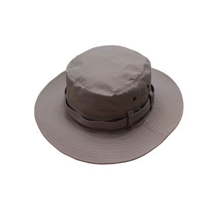 IGO2508374 Webbing - Decorated Light Brown Bucket Hat