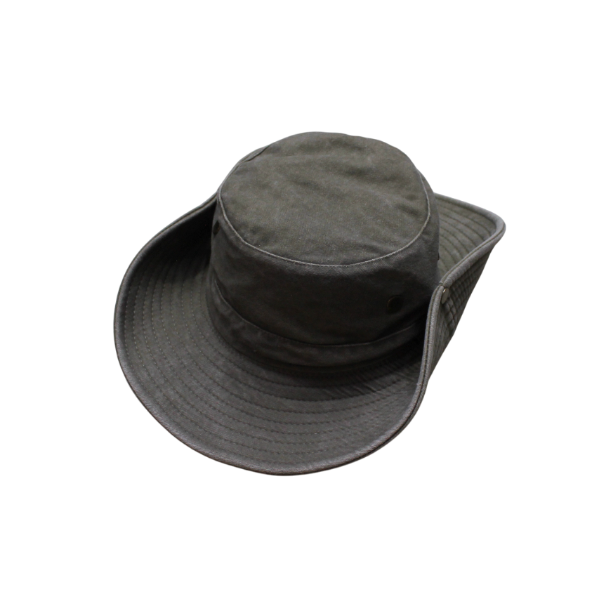 IGO2508375 Solid Color Dark Green Bucket Hat