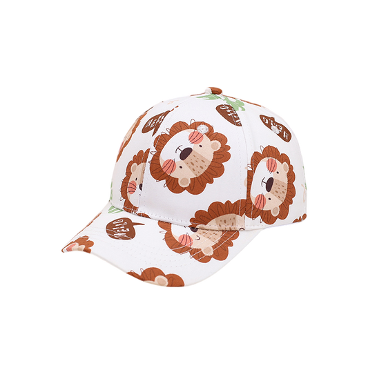IGO2508397 Cartoon Lion Printed Baseball Cap