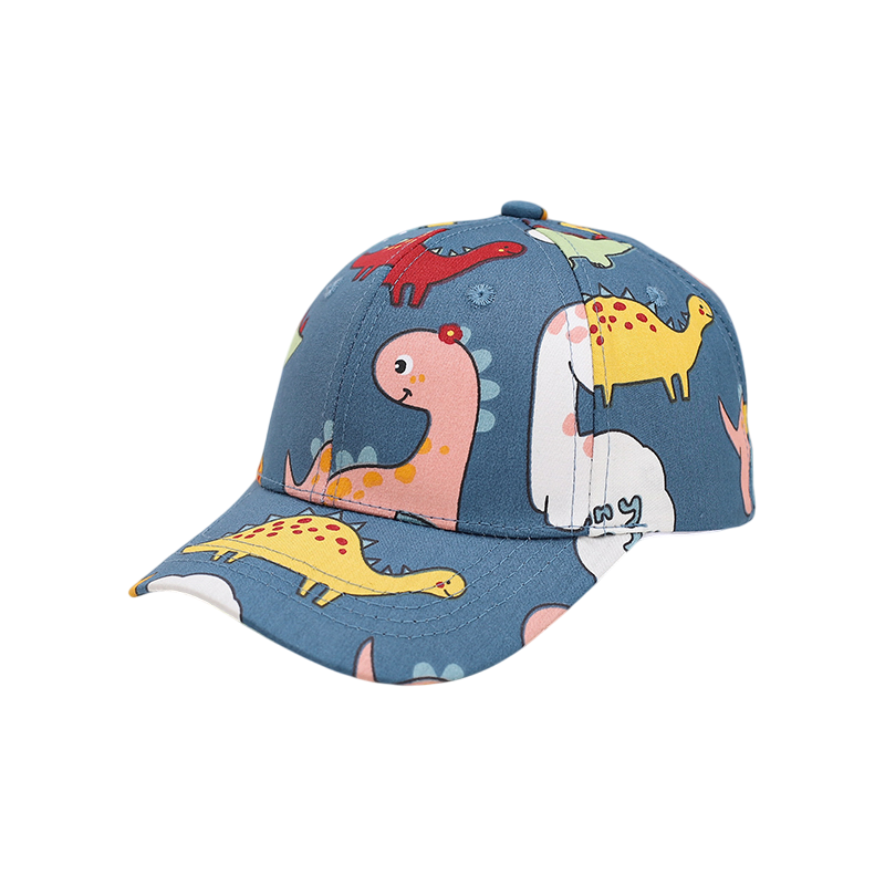 IGO2508399 Colorful Dinosaur Printed Baseball Cap