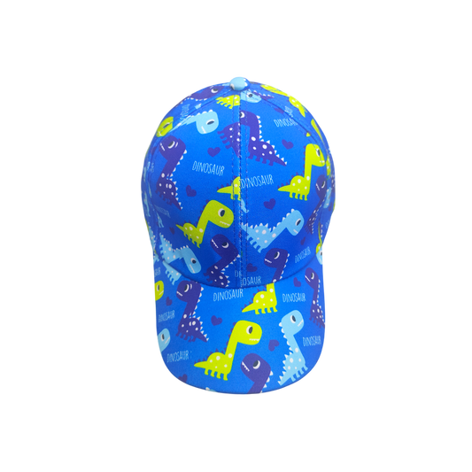 IGO2508414 Colorful Dinosaur Print Blue Baseball Cap