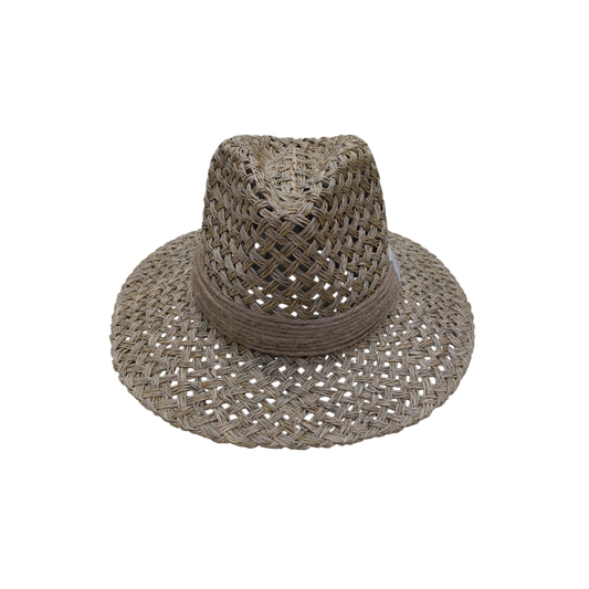 IGO2508434 Woven Straw Fedora Hat