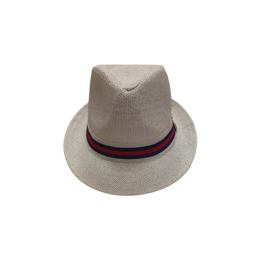 IGO2508466 Striped Band Trilby Hat