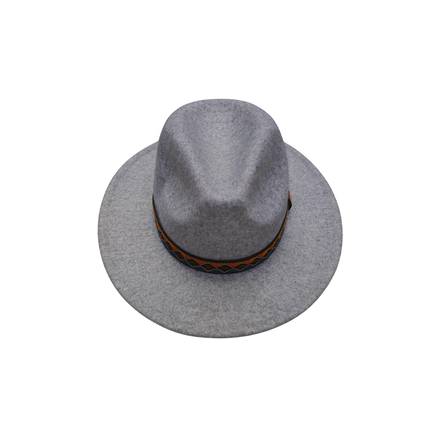 IGO2508475 Colorful Geometric Pattern Band Fedora Hat