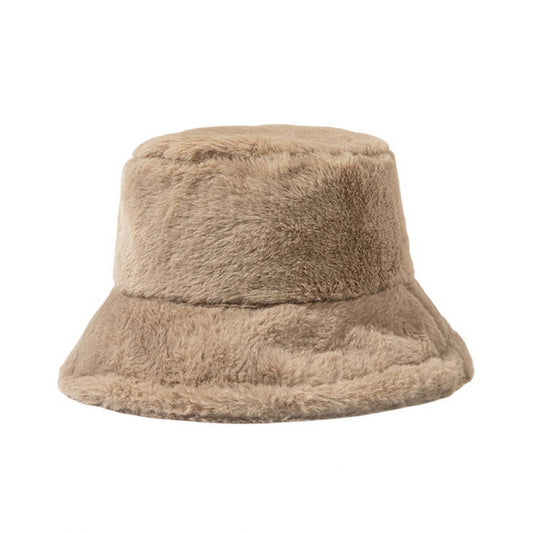 Fashion Hat | Faux Fur Soft Plush Design – Khaki