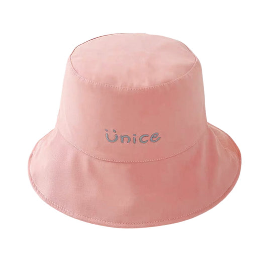 Patterned Bucket Hat | Reversible Design with Embroidery – Pink