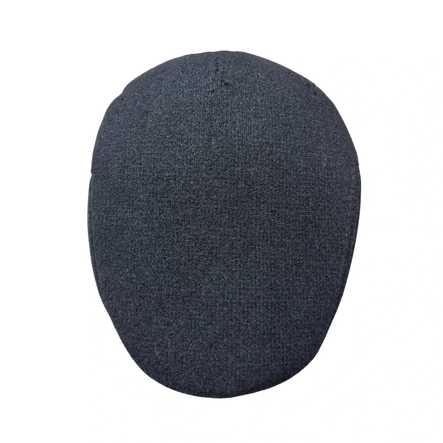 Flat Cap | Ultra-Soft Knit Texture – Black