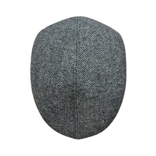 Flat Cap | Central Seam Detail – Grey