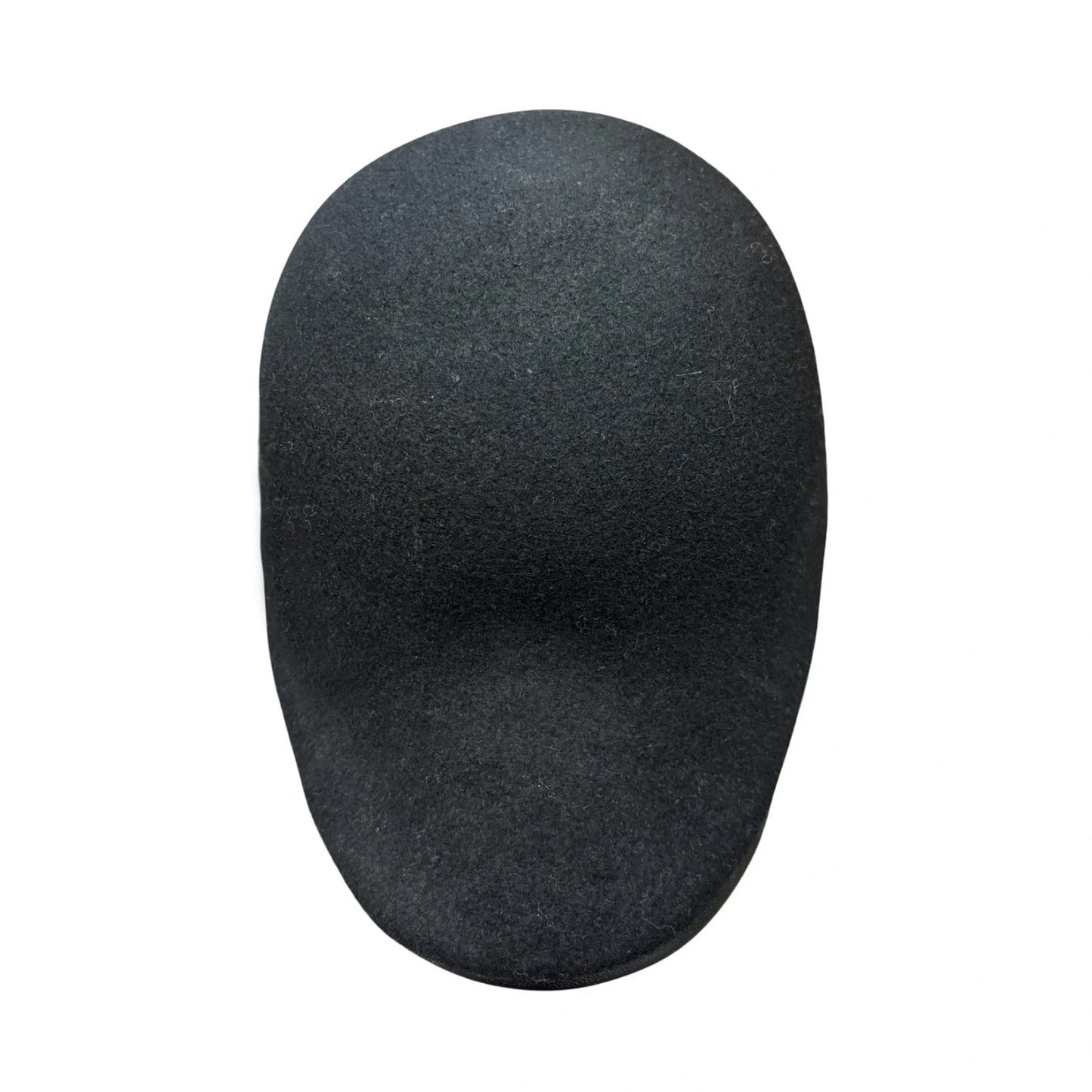 Flat Cap | Minimalist Seamless Wool – Black