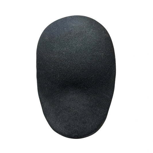 Flat Cap | Minimalist Seamless Wool – Black