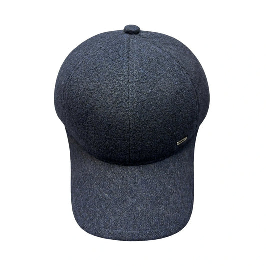Baseball Cap | Clean Minimalist & Side Metal Detail – Navy